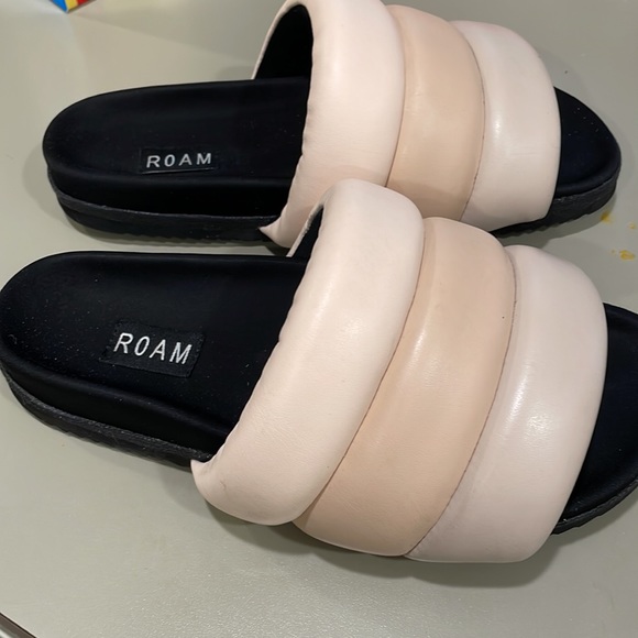 R 0 A M  Super Puff Slide Sandals, Nudes - Picture 6 of 7